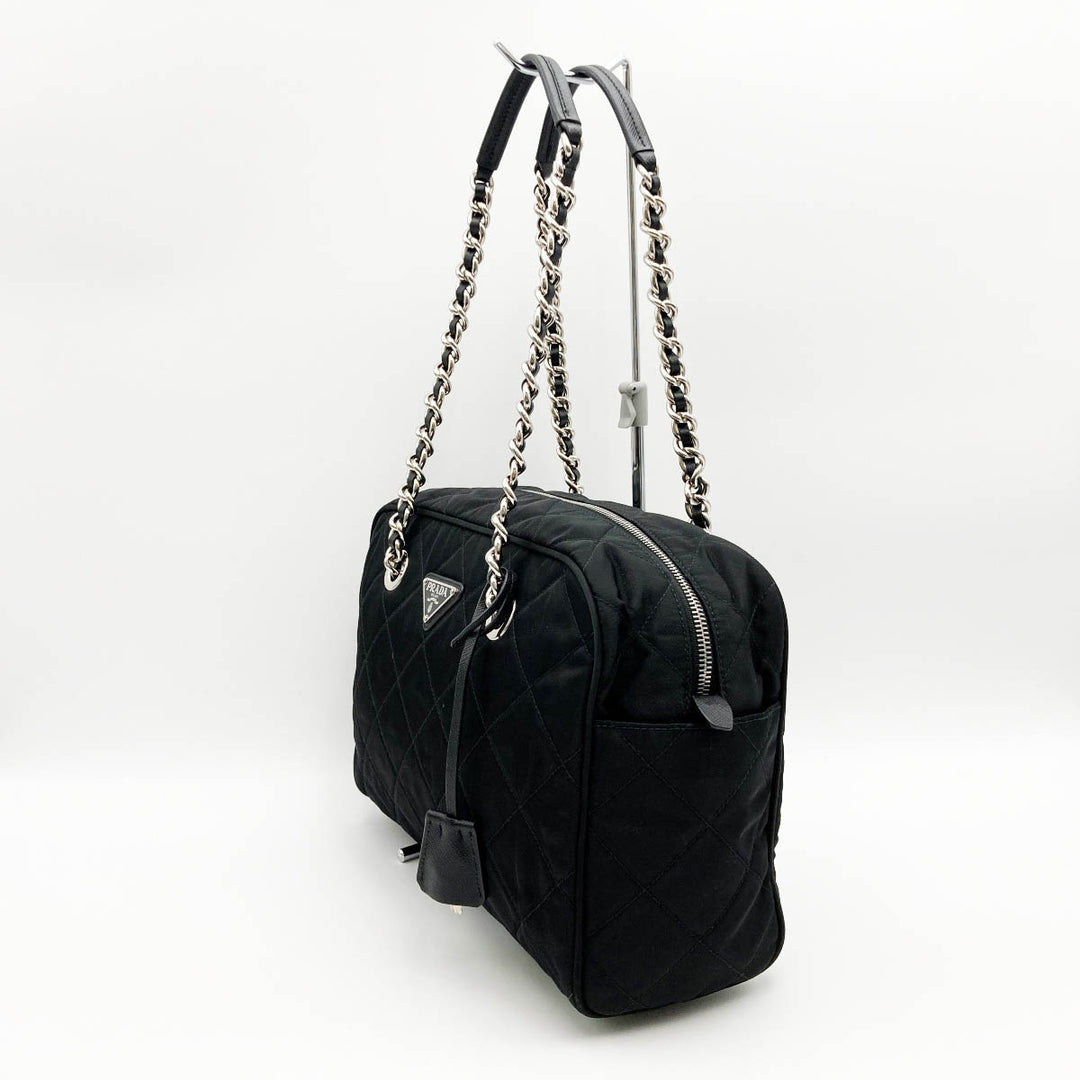 PRADA プラダ 
 ショルダーバッグ 
ナイロン ブラック