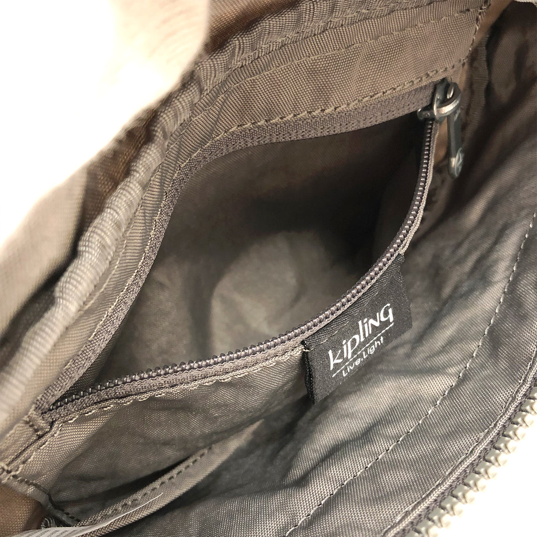 Kipling キプリング 
 K1461359D ウエストバッグ 
ナイロン グレー