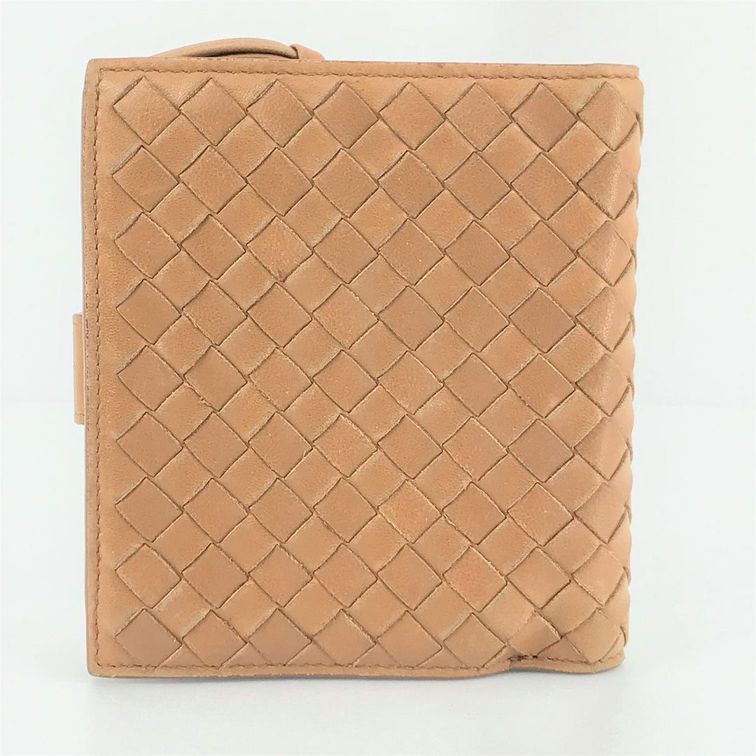 BOTTEGAVENETA ボッテガヴェネタ 
 二つ折り財布 
レザー ブラウン