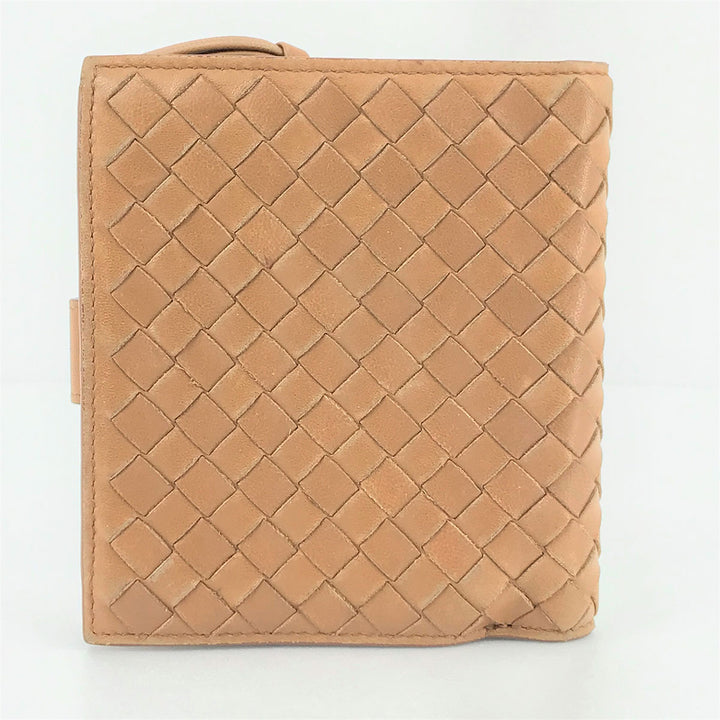 BOTTEGAVENETA ボッテガヴェネタ 
 二つ折り財布 
レザー ブラウン