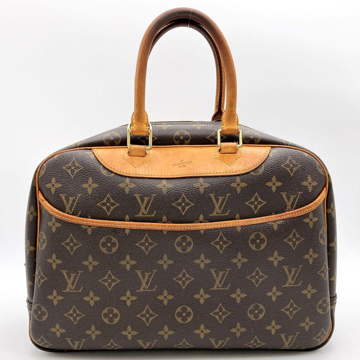 LOUIS VUITTON ルイ・ヴィトン 
 M47270/ボーリング・ヴァニティ (ドーヴィル) ハンドバッグ 
モノグラムキャンバス ブラウン