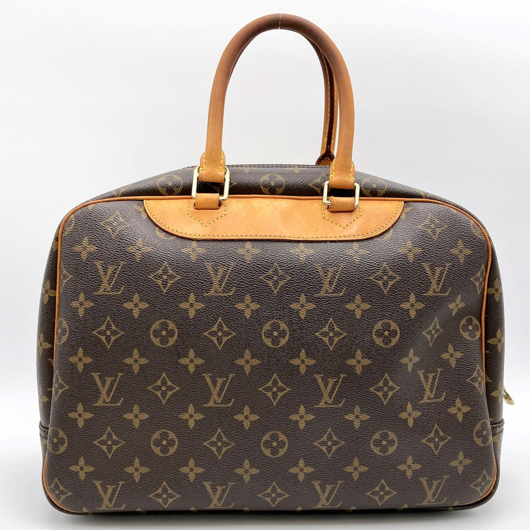 LOUIS VUITTON ルイ・ヴィトン 
 M47270/ボーリング・ヴァニティ (ドーヴィル) ハンドバッグ 
モノグラムキャンバス ブラウン