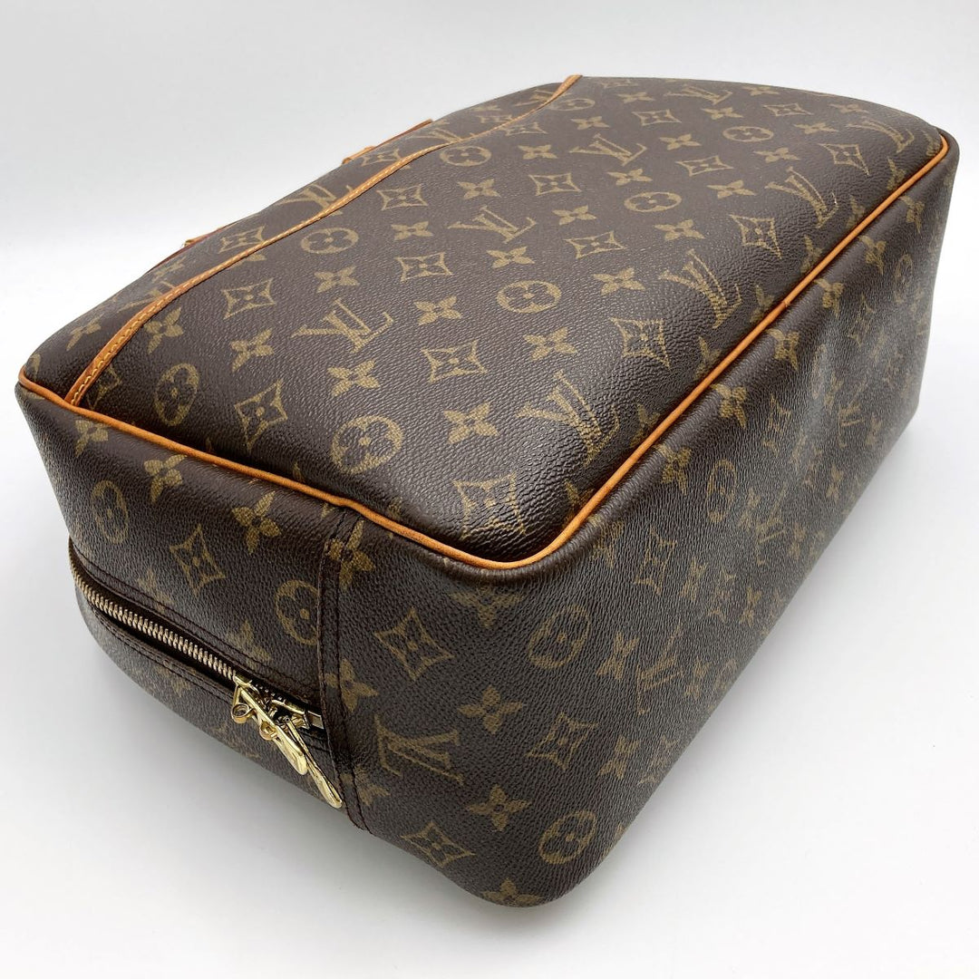 LOUIS VUITTON ルイ・ヴィトン 
 M47270/ボーリング・ヴァニティ (ドーヴィル) ハンドバッグ 
モノグラムキャンバス ブラウン