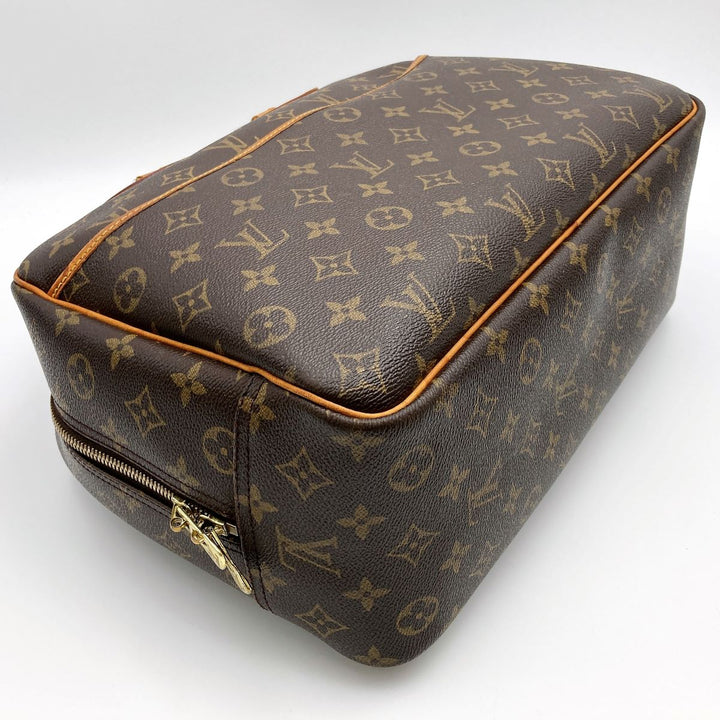 LOUIS VUITTON ルイ・ヴィトン 
 M47270/ボーリング・ヴァニティ (ドーヴィル) ハンドバッグ 
モノグラムキャンバス ブラウン