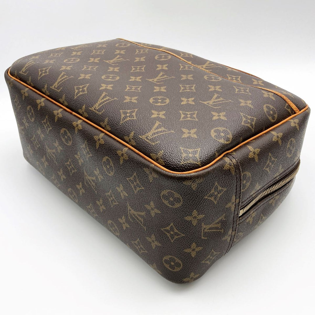 LOUIS VUITTON ルイ・ヴィトン 
 M47270/ボーリング・ヴァニティ (ドーヴィル) ハンドバッグ 
モノグラムキャンバス ブラウン