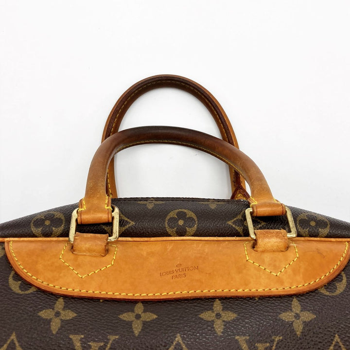 LOUIS VUITTON ルイ・ヴィトン 
 M47270/ボーリング・ヴァニティ (ドーヴィル) ハンドバッグ 
モノグラムキャンバス ブラウン