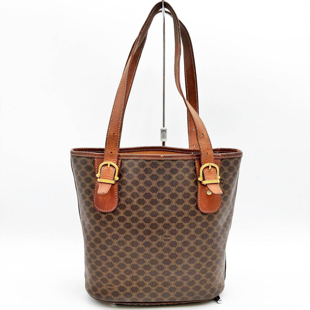 CELINE セリーヌ 
 MC96 ショルダーバッグ 
PVC ブラウン
