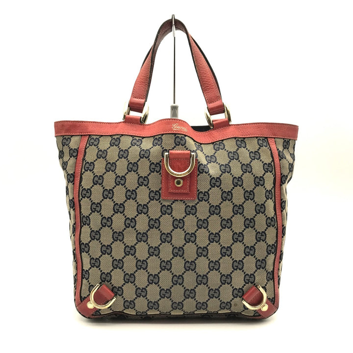 GUCCI グッチ 
 130739 ハンドバッグ 
GGキャンバス/レザー  ベージュ