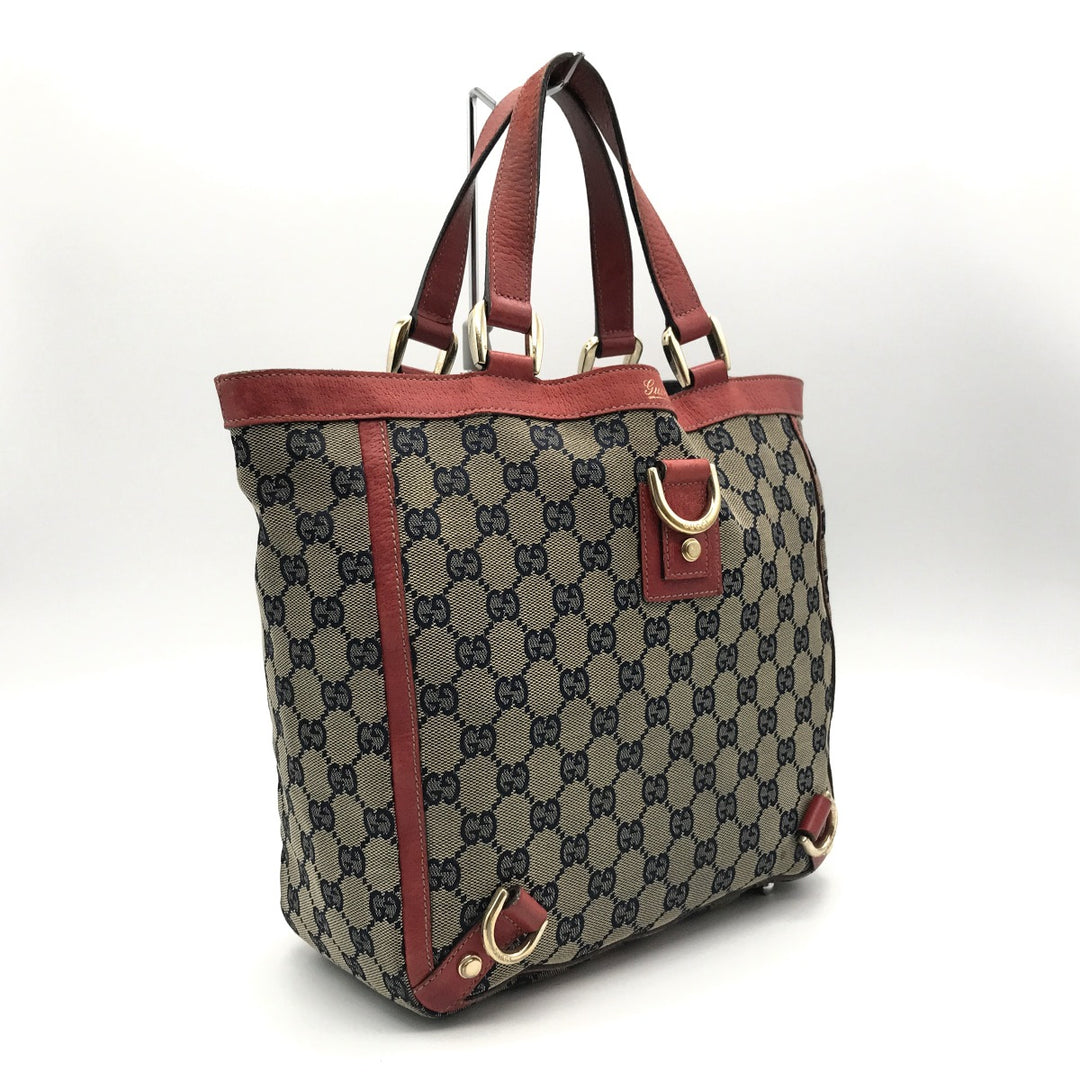 GUCCI グッチ 
 130739 ハンドバッグ 
GGキャンバス/レザー  ベージュ