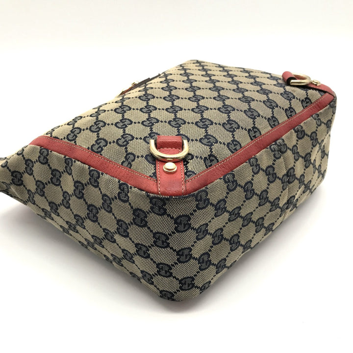 GUCCI グッチ 
 130739 ハンドバッグ 
GGキャンバス/レザー  ベージュ