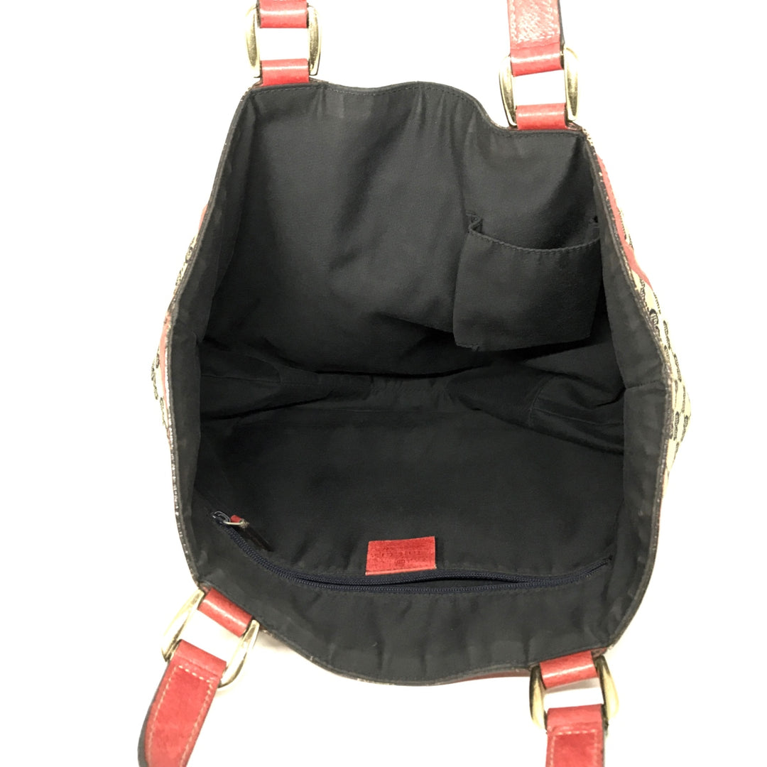 GUCCI グッチ 
 130739 ハンドバッグ 
GGキャンバス/レザー  ベージュ