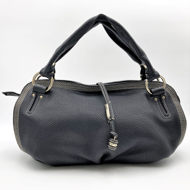CELINE セリーヌ 
 ビタースウィート WD-SA-0047 ハンドバッグ 
レザー ブラック