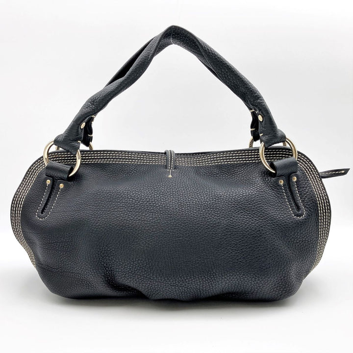 CELINE セリーヌ 
 ビタースウィート WD-SA-0047 ハンドバッグ 
レザー ブラック