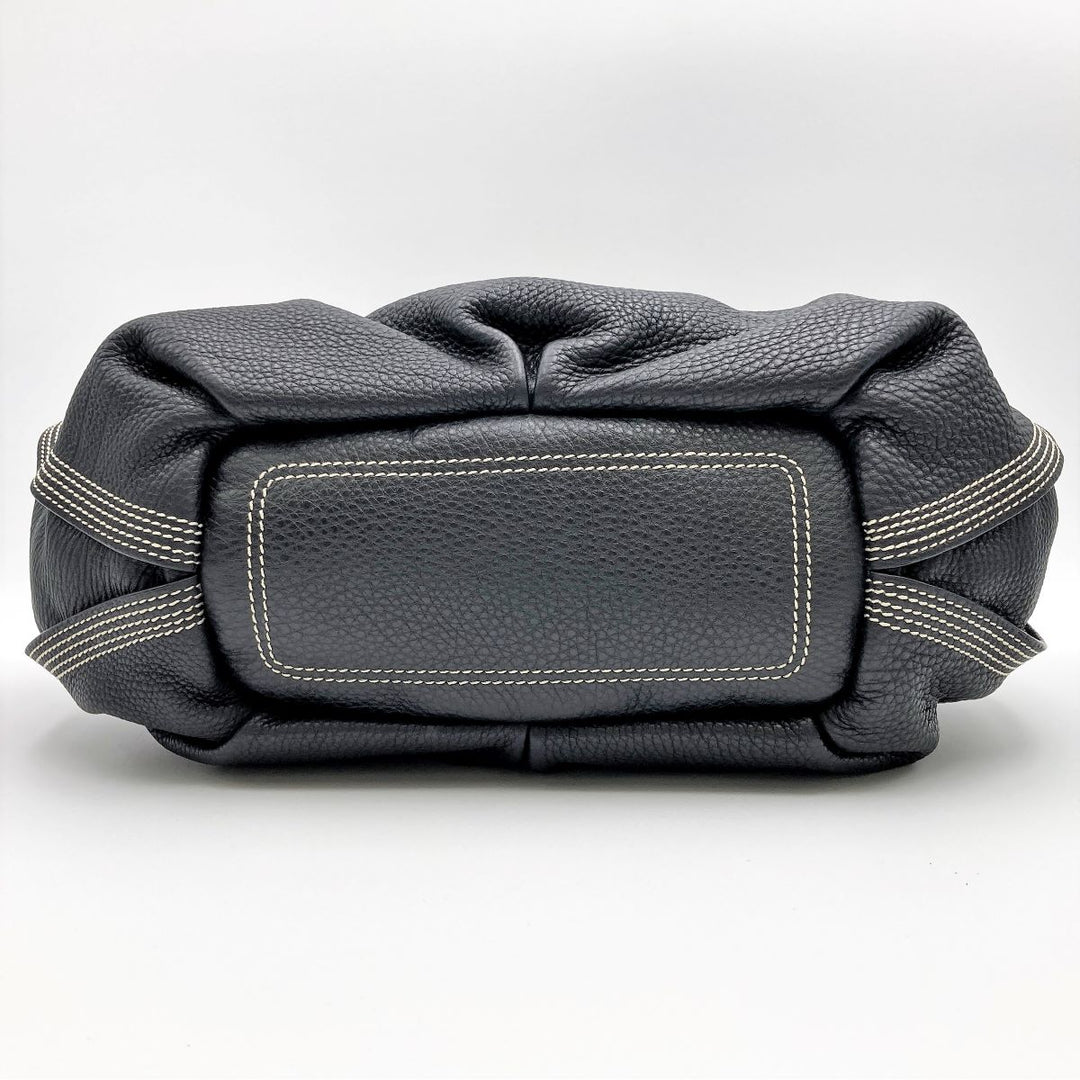CELINE セリーヌ 
 ビタースウィート WD-SA-0047 ハンドバッグ 
レザー ブラック