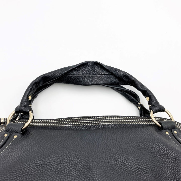 CELINE セリーヌ 
 ビタースウィート WD-SA-0047 ハンドバッグ 
レザー ブラック