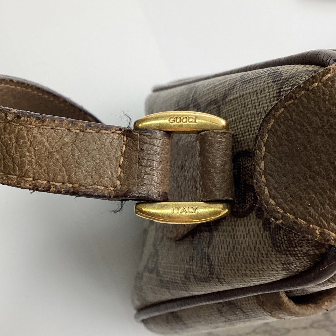 GUCCI グッチ 
 89 02 032 032 ショルダーバッグ 
GGスプリームキャンバス ブラウン