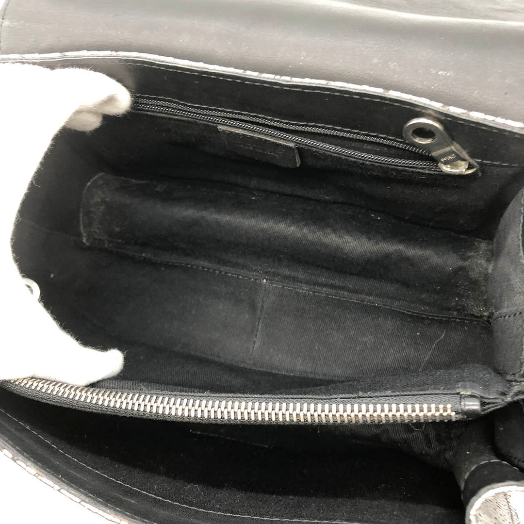 Chloe クロエ 
 ショルダーバッグ 
パイソン シルバー