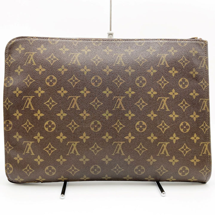 LOUIS VUITTON ルイ・ヴィトン 
 ポッシュ・ドキュマン(旧) M53456 クラッチバッグ 
PVC ダークブラウン