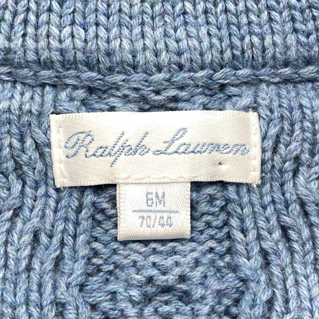 RALPH LAUREN ラルフローレン 
 カーディガン 
コットン ブルー