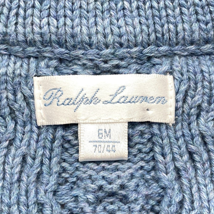 RALPH LAUREN ラルフローレン 
 カーディガン 
コットン ブルー