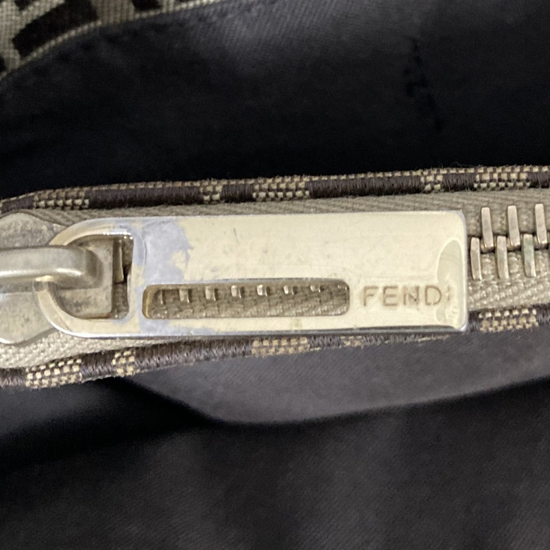 FENDI フェンディ 
 ズッキーノ トートバッグ 
 ブラウン