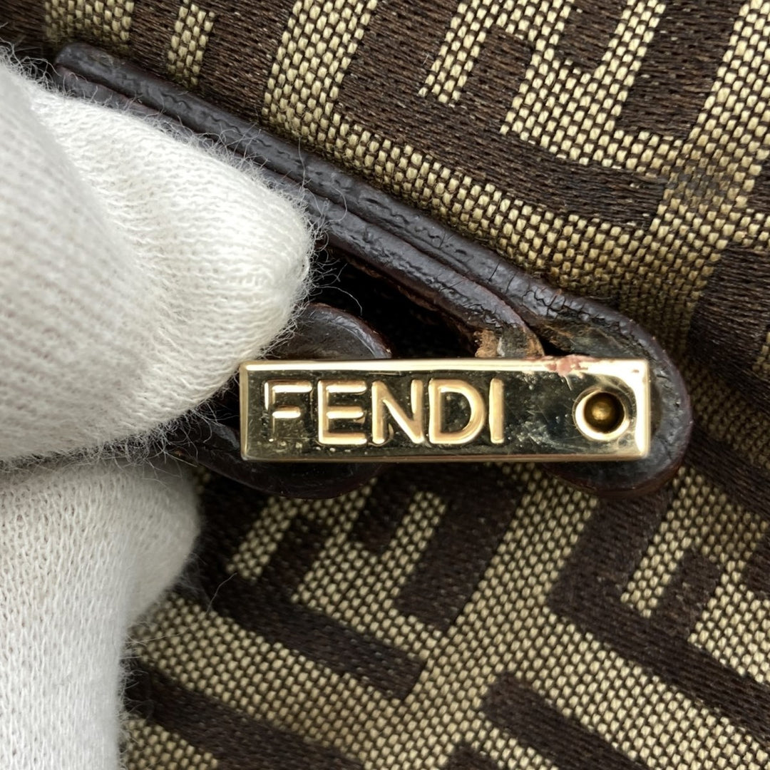 FENDI フェンディ 
 ズッキーノ トートバッグ 
 ブラウン