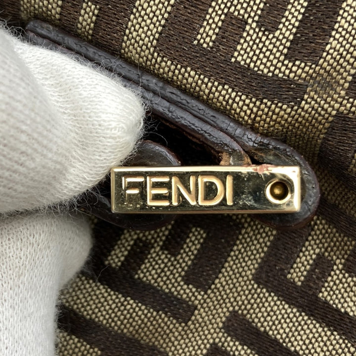 FENDI フェンディ 
 ズッキーノ トートバッグ 
 ブラウン