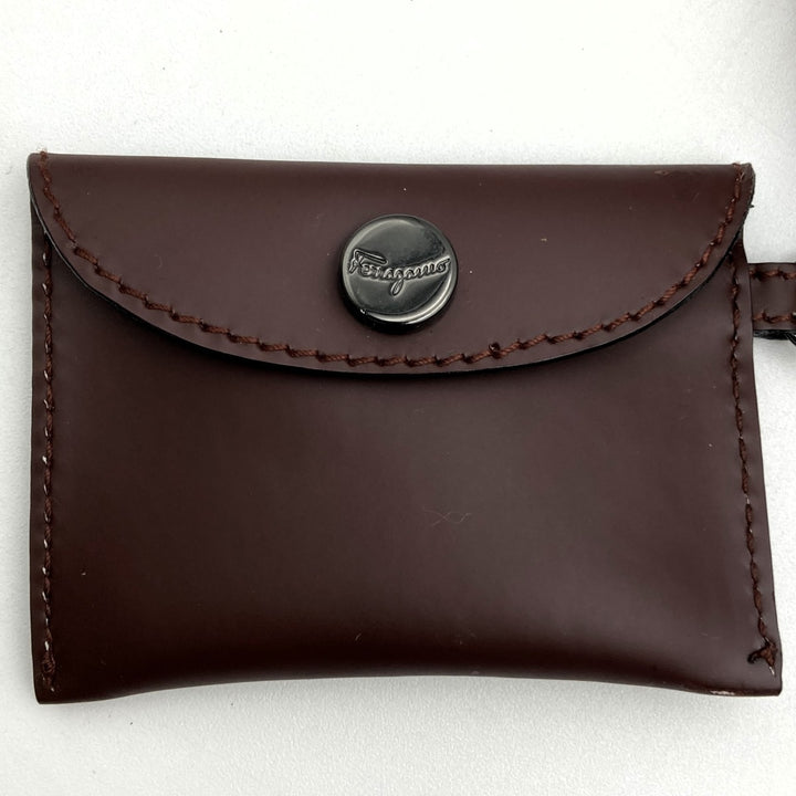 Salvatore Ferragamo フェラガモ 
 ショルダーバッグ 
レザー ボルドー