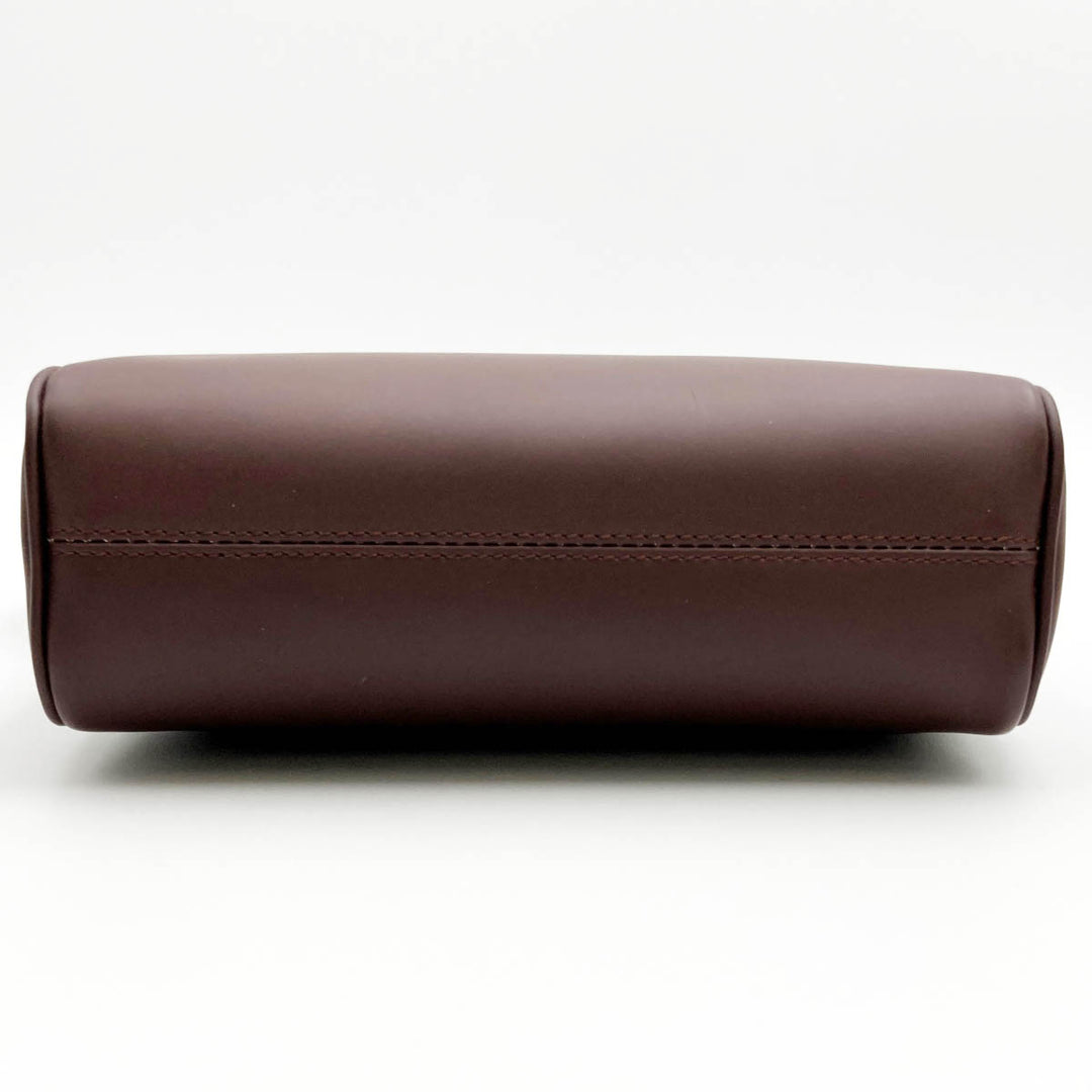 Salvatore Ferragamo フェラガモ 
 ショルダーバッグ 
レザー ボルドー