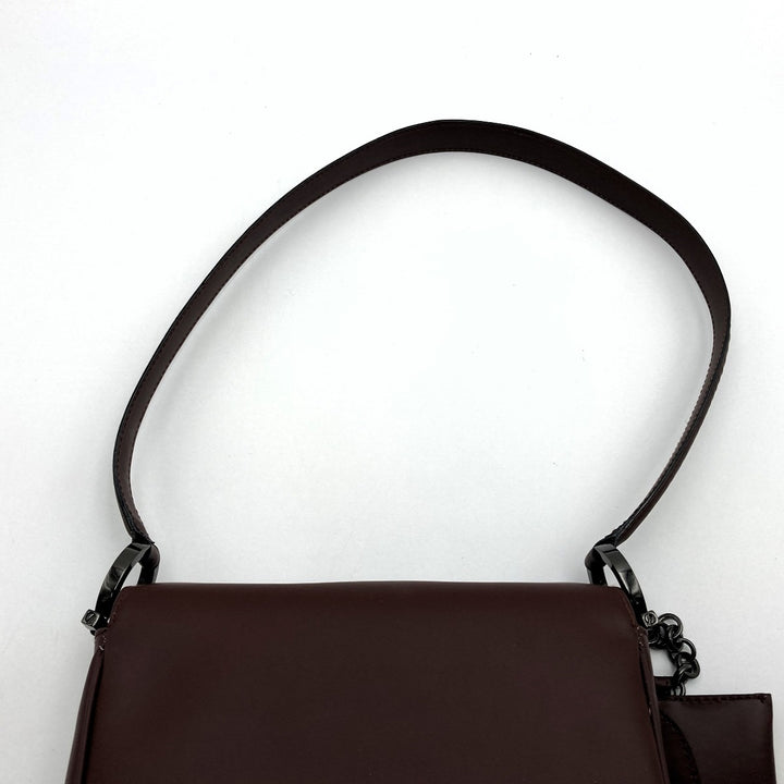 Salvatore Ferragamo フェラガモ 
 ショルダーバッグ 
レザー ボルドー