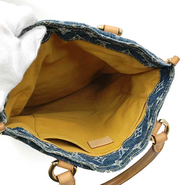 LOUIS VUITTON ルイ・ヴィトン 
 M95018/フラットショッパー トートバッグ 
モノグラムデニム ブルー