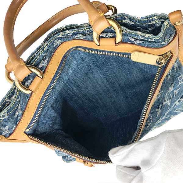 LOUIS VUITTON ルイ・ヴィトン 
 M95018/フラットショッパー トートバッグ 
モノグラムデニム ブルー