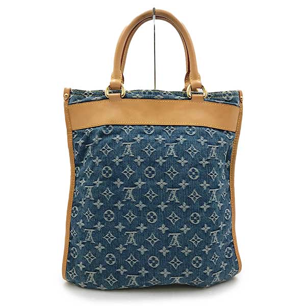 LOUIS VUITTON ルイ・ヴィトン 
 M95018/フラットショッパー トートバッグ 
モノグラムデニム ブルー