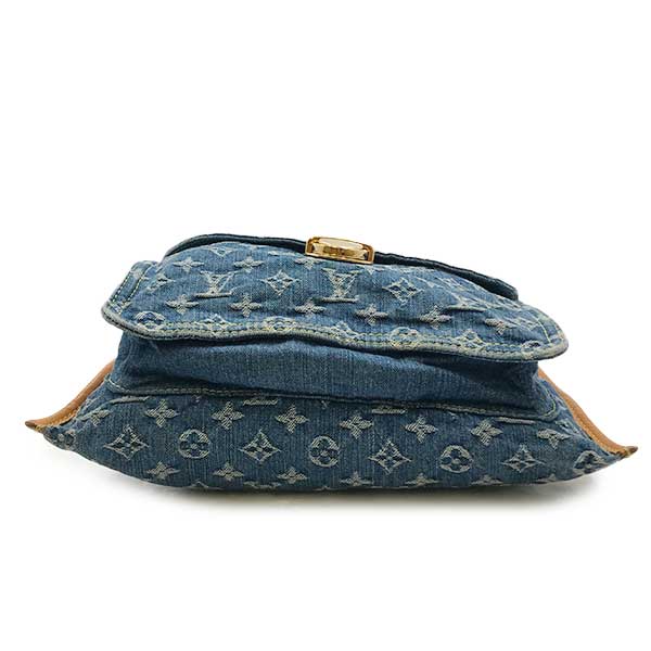 LOUIS VUITTON ルイ・ヴィトン 
 M95018/フラットショッパー トートバッグ 
モノグラムデニム ブルー