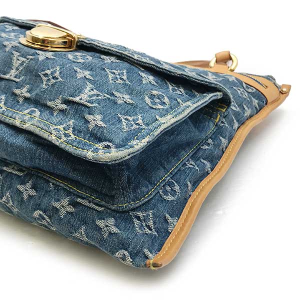 LOUIS VUITTON ルイ・ヴィトン 
 M95018/フラットショッパー トートバッグ 
モノグラムデニム ブルー