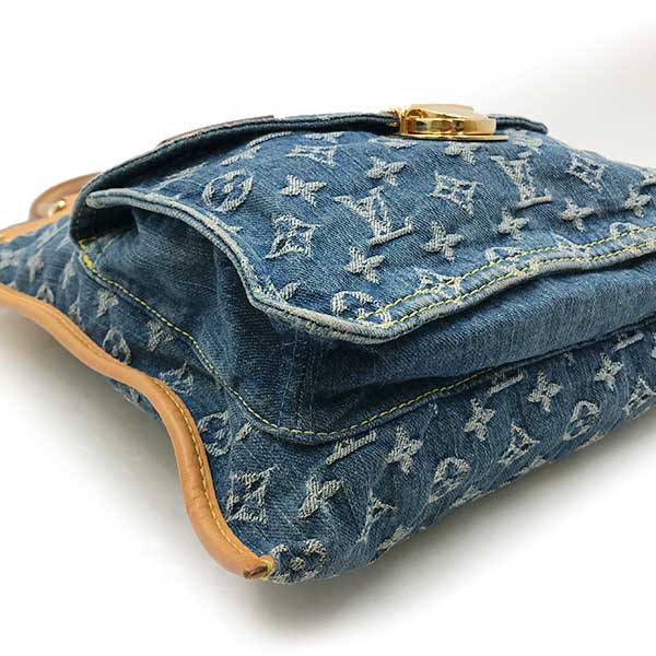 LOUIS VUITTON ルイ・ヴィトン 
 M95018/フラットショッパー トートバッグ 
モノグラムデニム ブルー