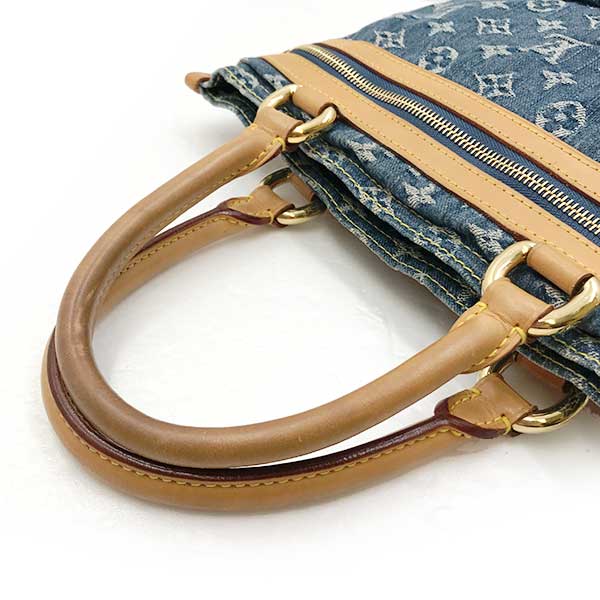 LOUIS VUITTON ルイ・ヴィトン 
 M95018/フラットショッパー トートバッグ 
モノグラムデニム ブルー