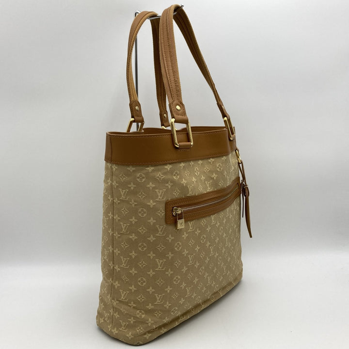 LOUIS VUITTON ルイ・ヴィトン 
 モノグラム・ミニ M92683 トートバッグ 
キャンバス ベージュ