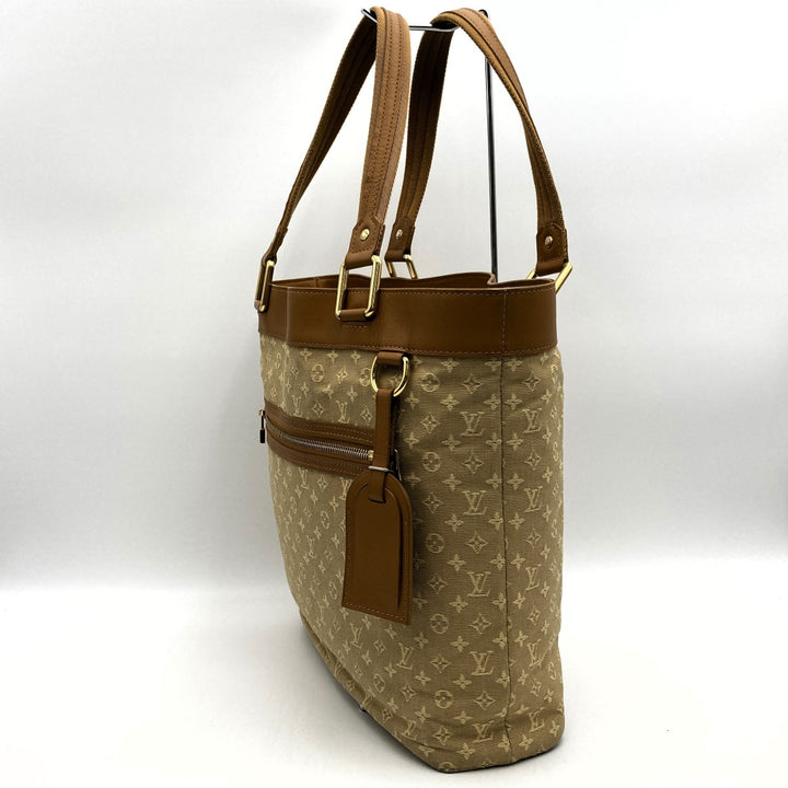 LOUIS VUITTON ルイ・ヴィトン 
 モノグラム・ミニ M92683 トートバッグ 
キャンバス ベージュ