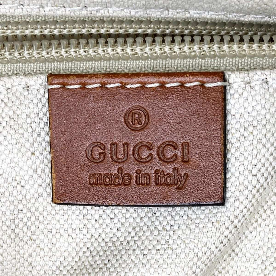 GUCCI グッチ 
 308840 ショルダーバッグ 
ナイロン/レザー  ネイビー