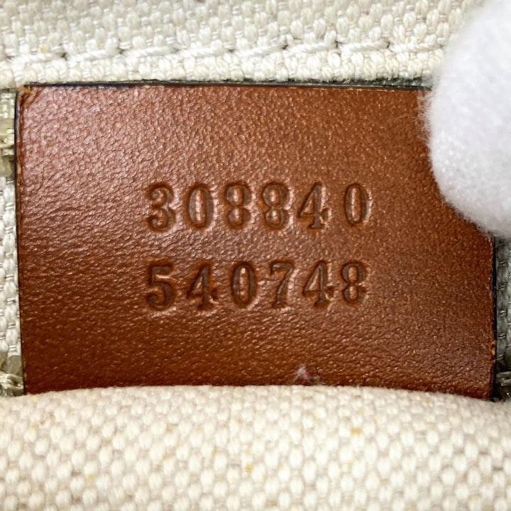 GUCCI グッチ 
 308840 ショルダーバッグ 
ナイロン/レザー  ネイビー