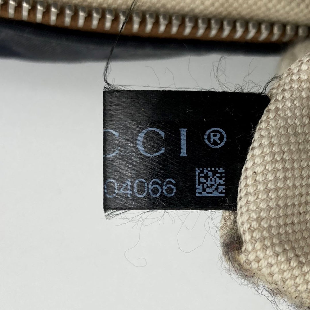 GUCCI グッチ 
 308840 ショルダーバッグ 
ナイロン/レザー  ネイビー