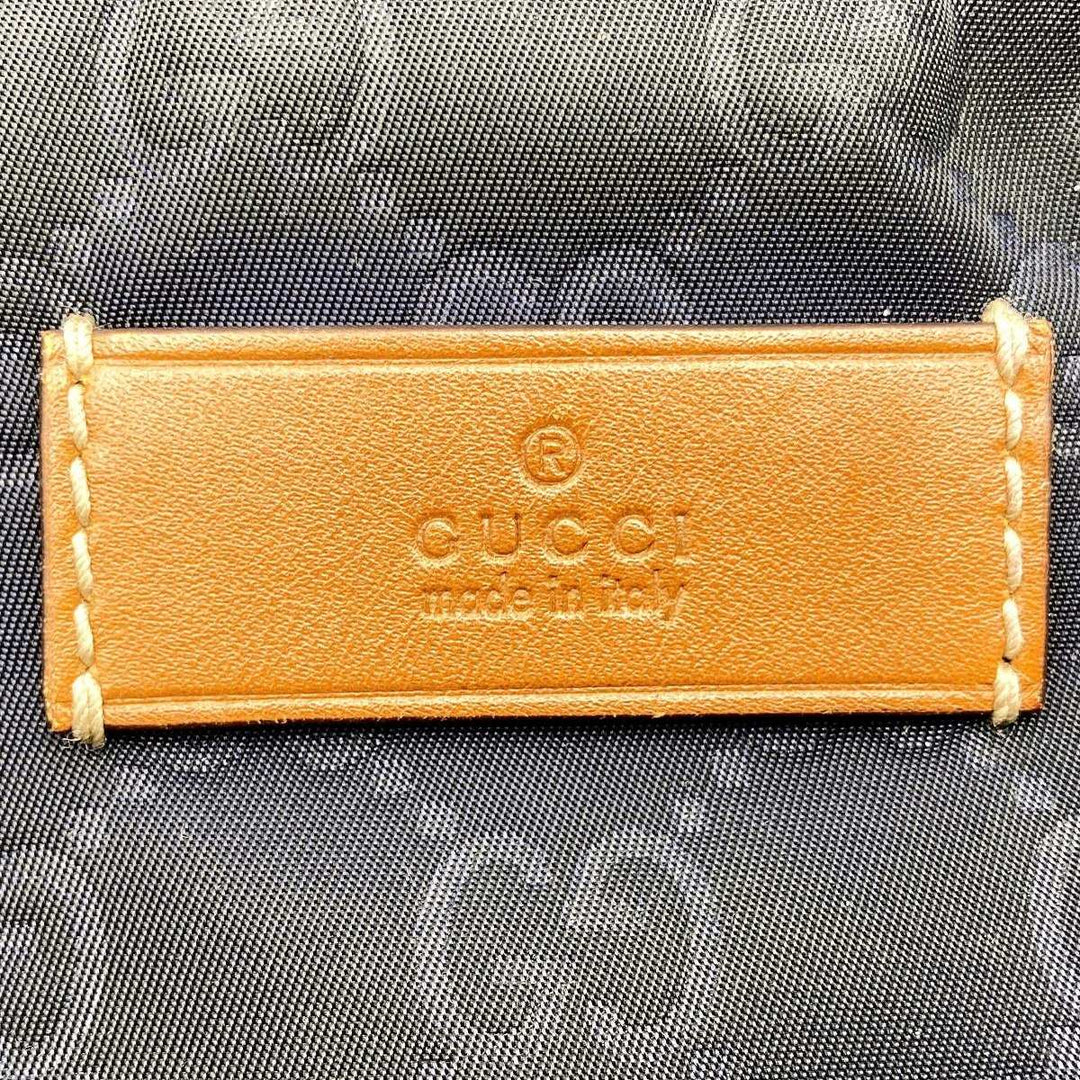 GUCCI グッチ 
 308840 ショルダーバッグ 
ナイロン/レザー  ネイビー