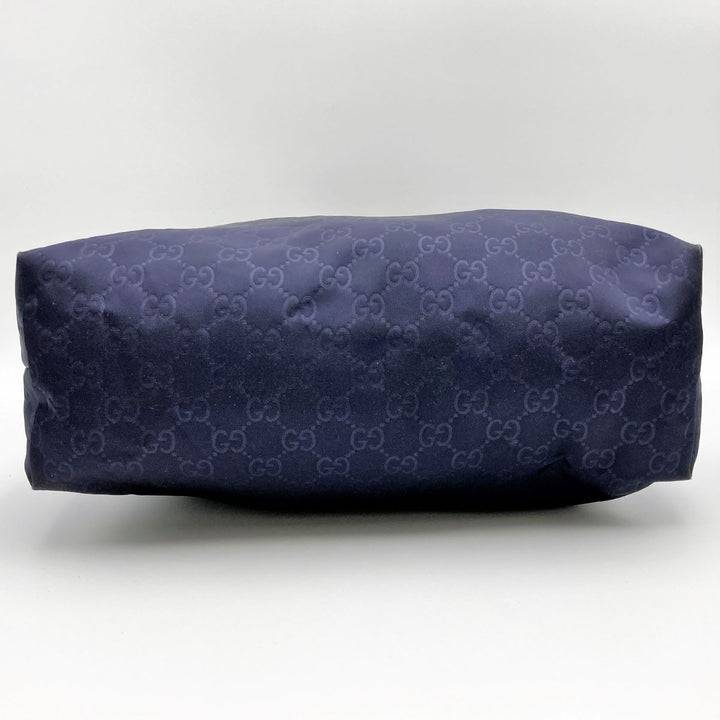 GUCCI グッチ 
 308840 ショルダーバッグ 
ナイロン/レザー  ネイビー