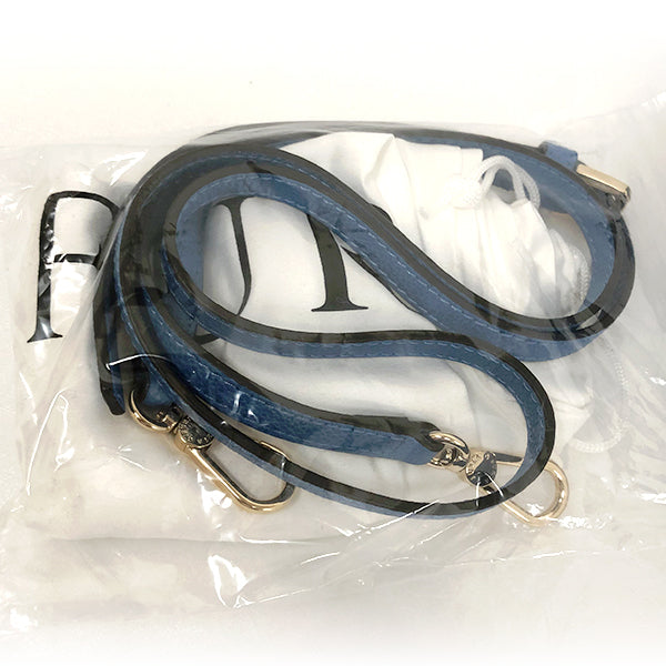 美品 
Furla フルラ 
 ハンドバッグ 
レザー ブルー 中古