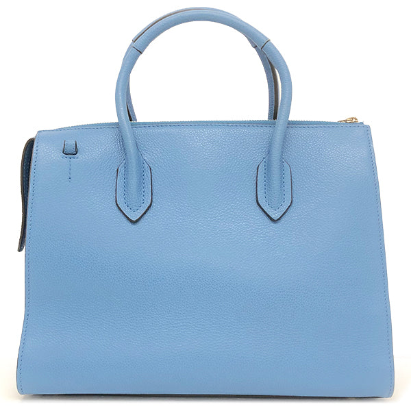 美品 
Furla フルラ 
 ハンドバッグ 
レザー ブルー 中古