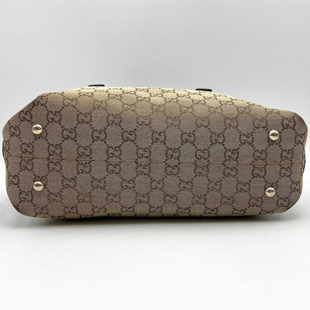 GUCCI グッチ 
 272375  ボストンバッグ 
GGキャンバス ブラウン