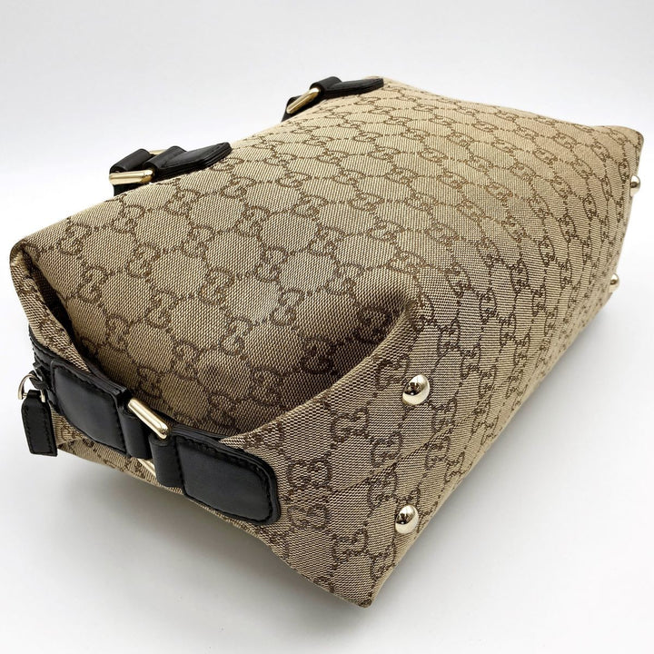 GUCCI グッチ 
 272375  ボストンバッグ 
GGキャンバス ブラウン