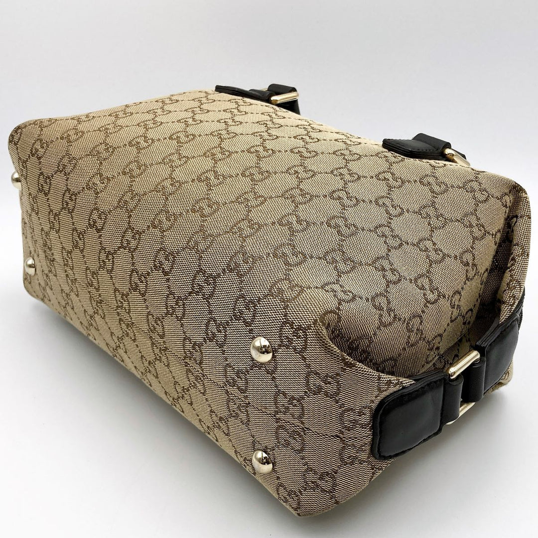 GUCCI グッチ 
 272375  ボストンバッグ 
GGキャンバス ブラウン