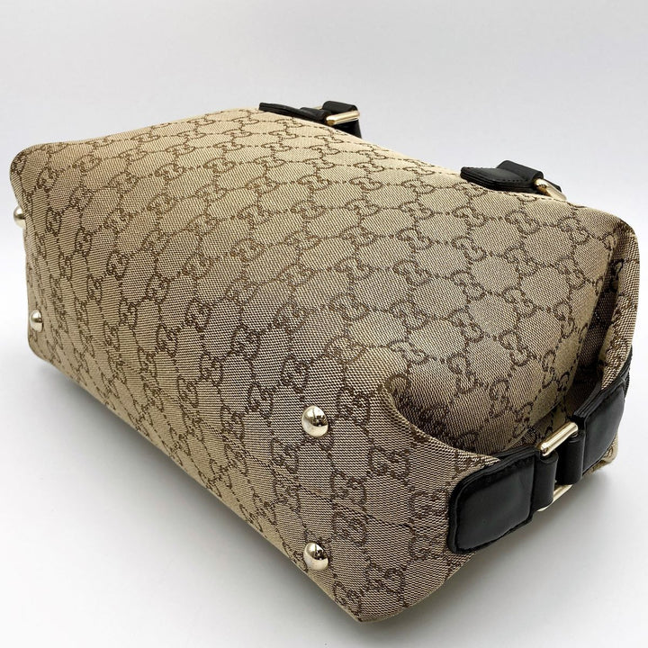 GUCCI グッチ 
 272375  ボストンバッグ 
GGキャンバス ブラウン